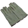Original Belgian army combat gloves WWII style gloves nylon leather Olive NEW