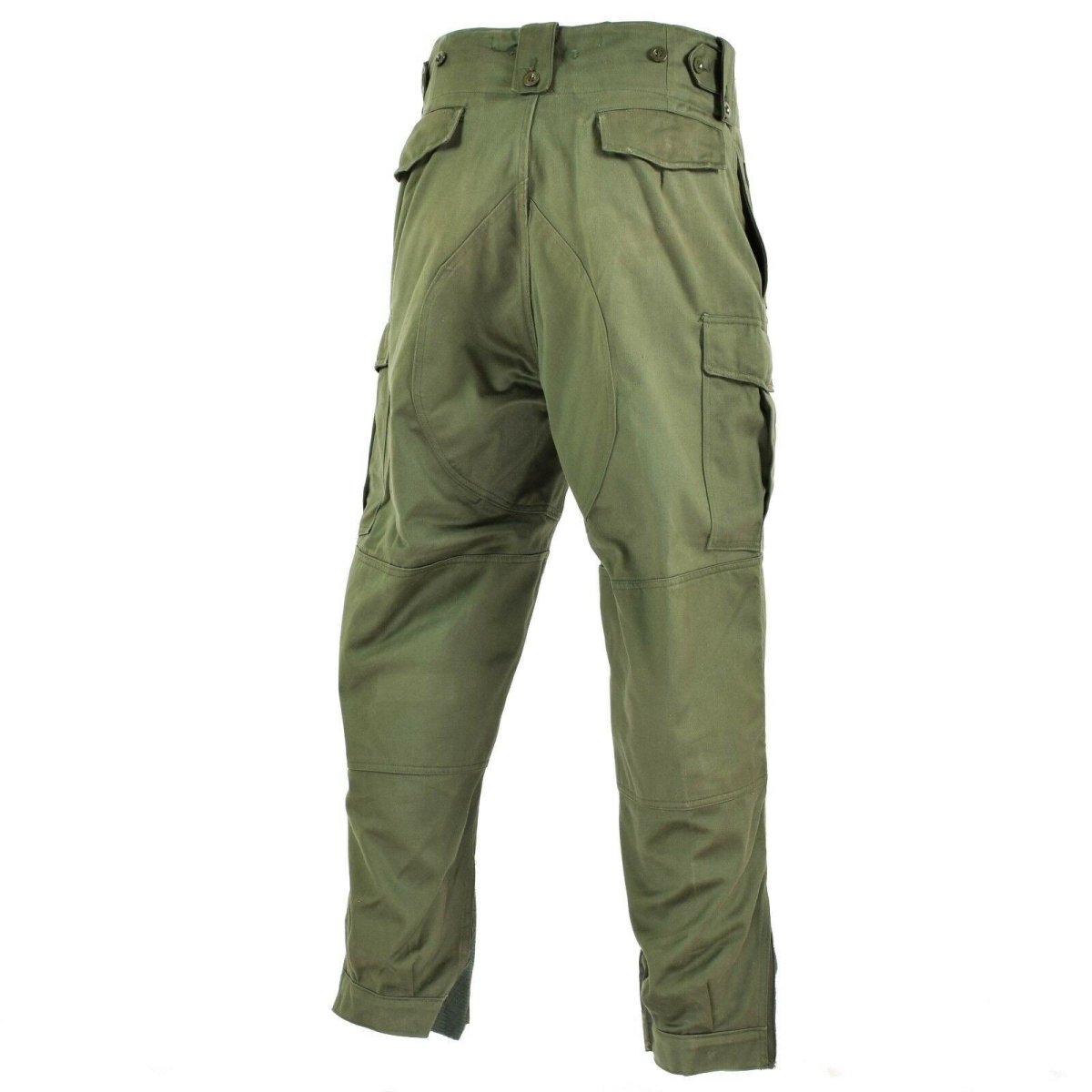Original Belgian army field combat pants M65 olive green military pants surplus