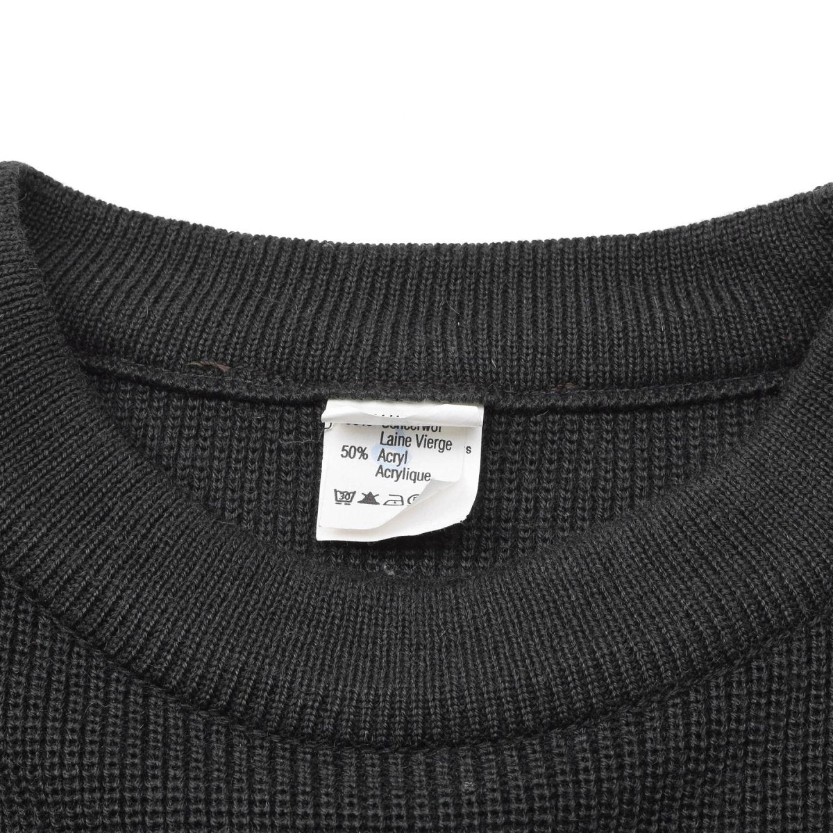 Original Belgian Military sweater wool dark green warm breathable pullover NEW