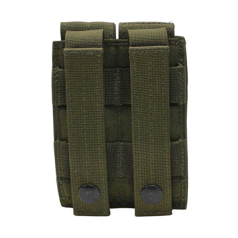 Original British Army double pistol magazine pouch mag bag military field Olive - GoMilitar