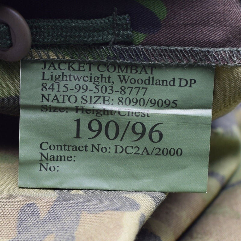 Original British army military combat DPM field jacket shirt 95 lightweight NEW