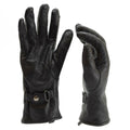 Original British Military Combat Gloves Wrist Straps Leather Army Issued Black