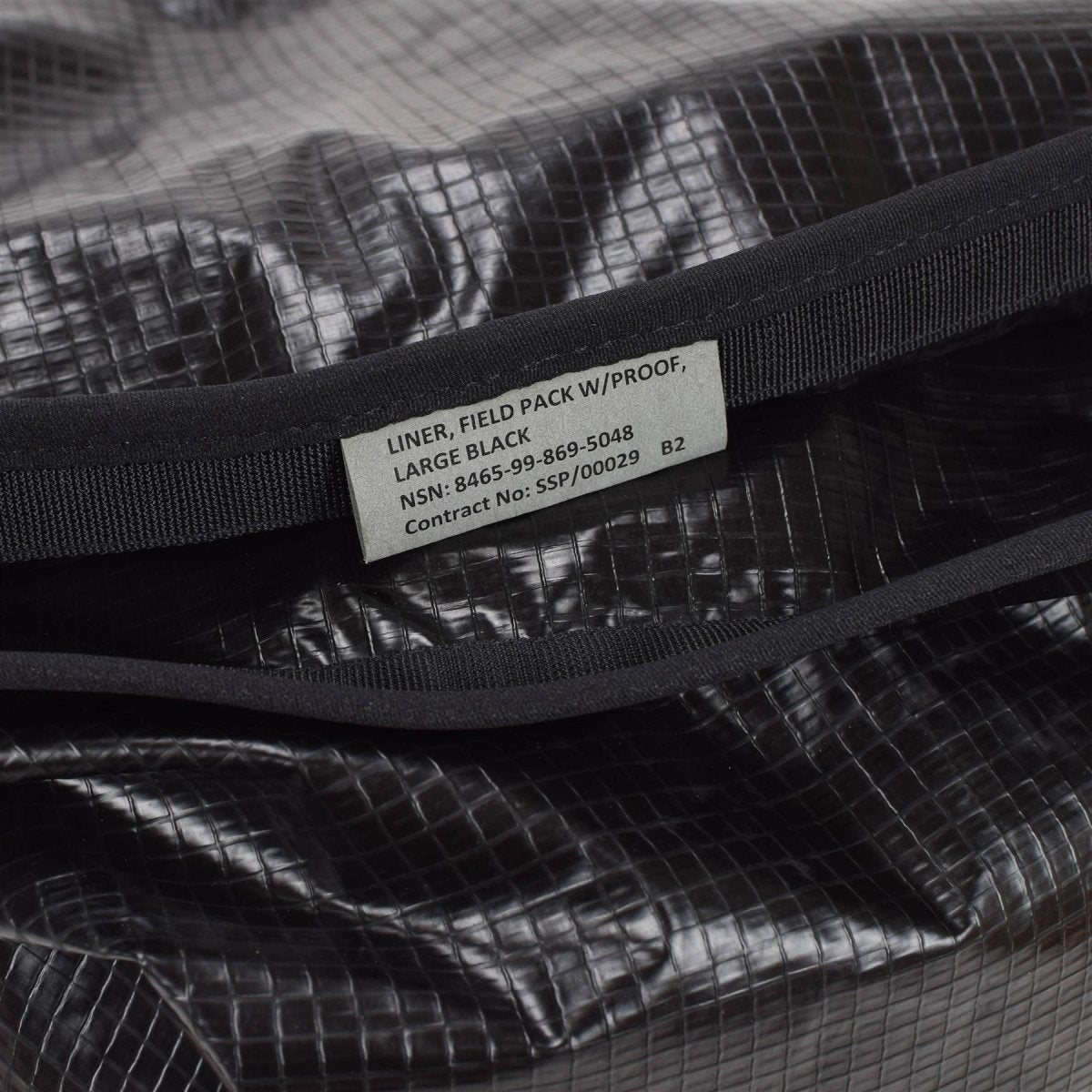 Original British Military Dry Bag 90L Rip-Stop Large 65x69cm Black