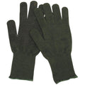Original British Military gloves anti slip palms Nomex aramid fiber green NEW