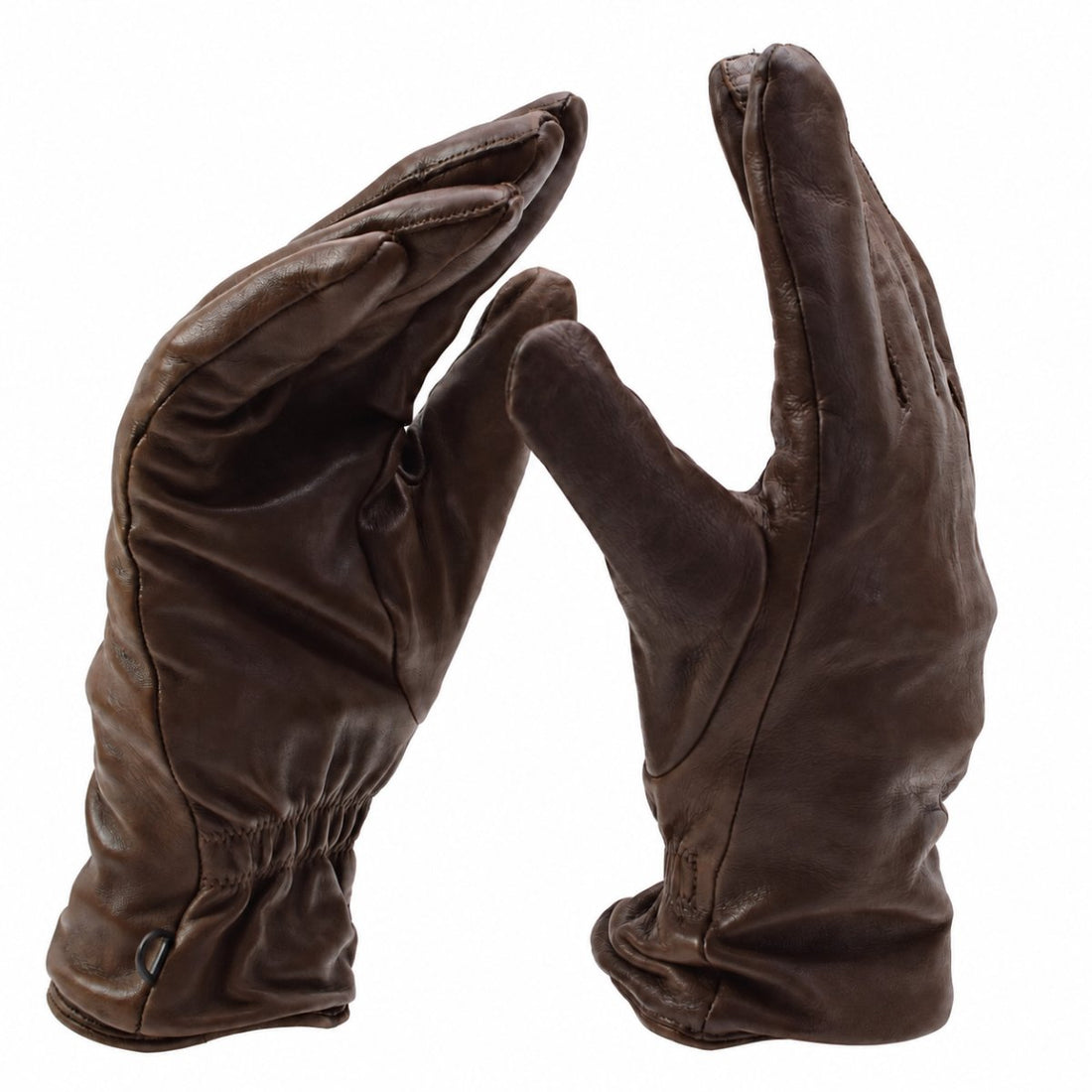 Original British Military Leather Gloves MK II Combat Lining Brown