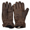 Original British Military Leather Gloves MK II Combat Lining Brown