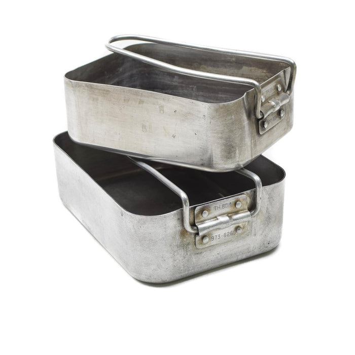 Original British Military mess tins aluminum hiking plate camping outdoor pan - GoMilitar