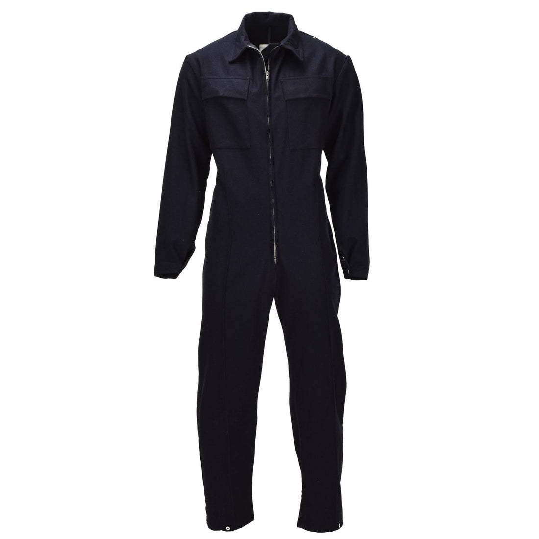 Original British Military Police Wool Coverall Zip Front Service Uniform Black
