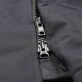 Original British Military rain jacket Police solid black lined waterproof coat