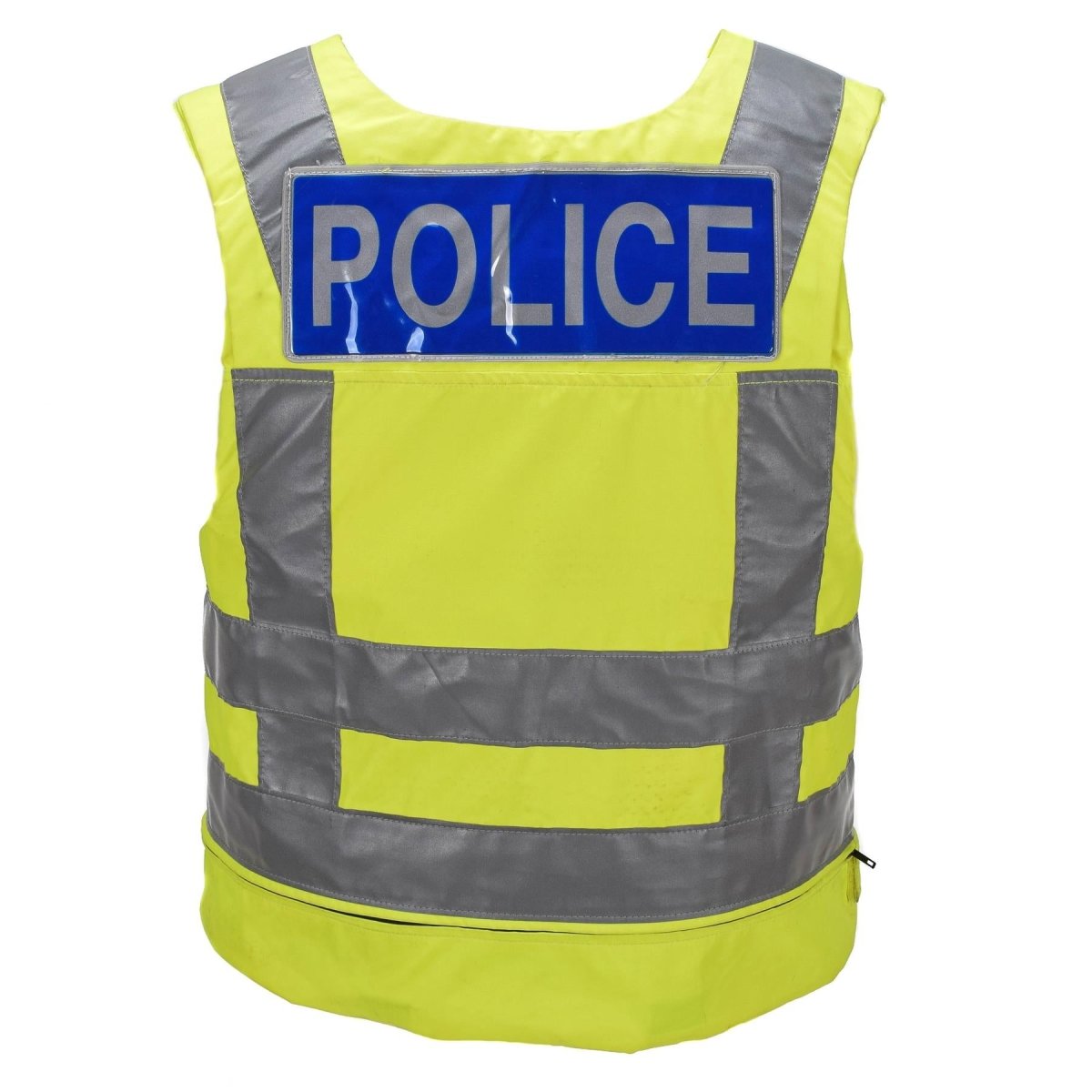 Original British Police Body Armour Vest Dual Purpose High Vis Yellow