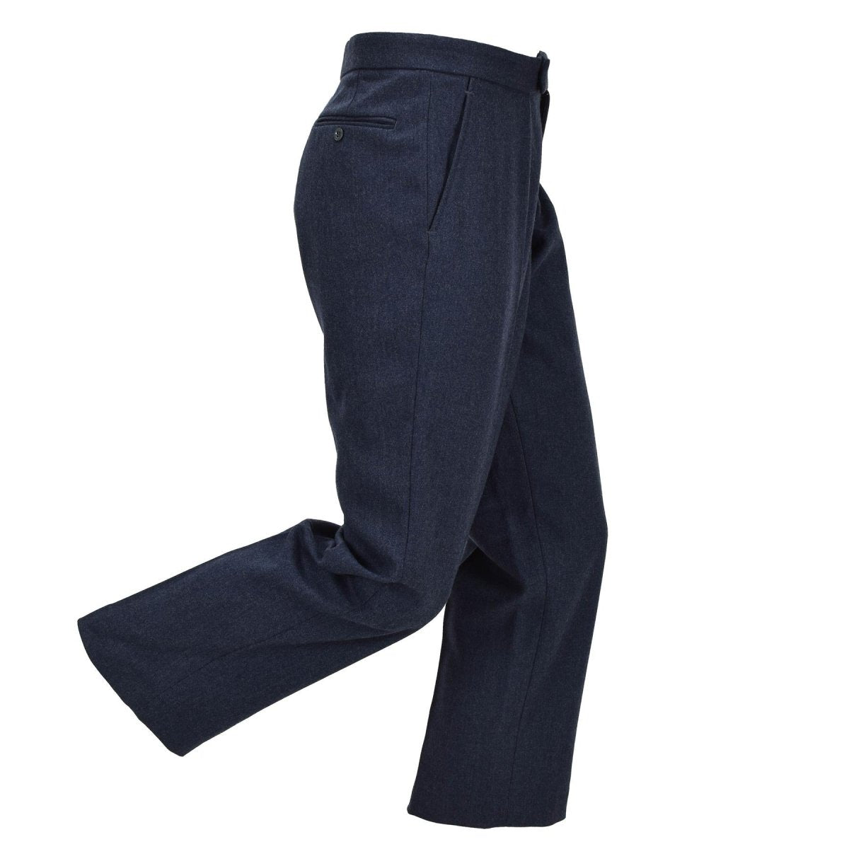 Original British RAF No 1 Dress Trousers Straight Leg Zip Fly Parade Blue