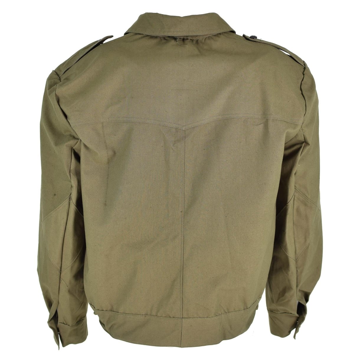 Original Bulgarian army field troops canvas ike jacket OD military surplus issue
