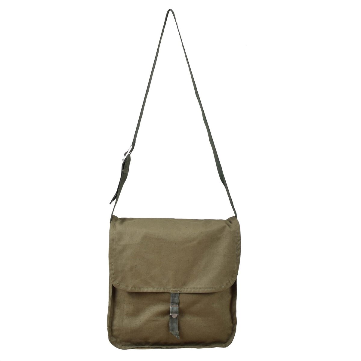 Original Bulgarian army olive shoulder bag adjustable strap outdoor travel NEW