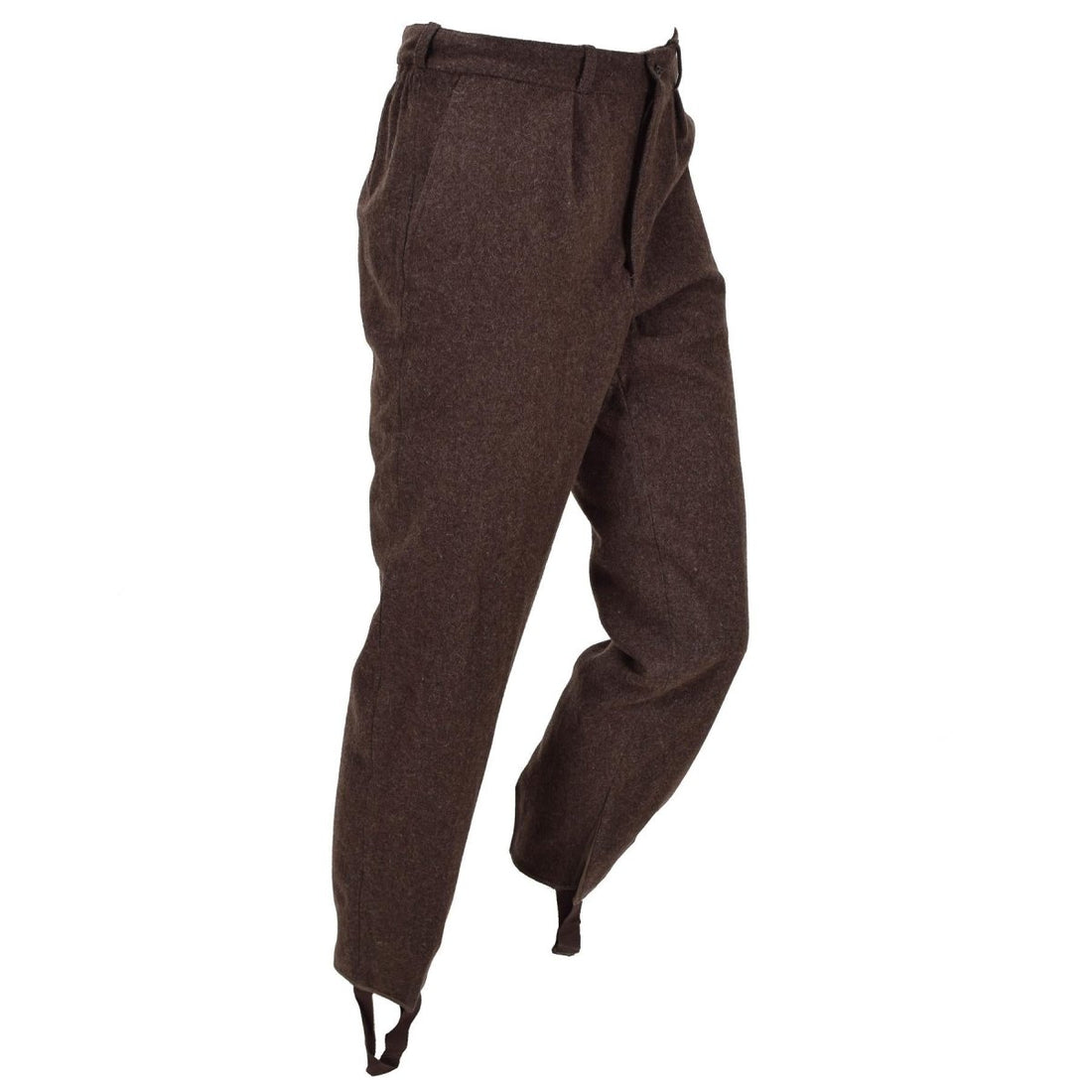 Original Bulgarian Army Wool Uniform Trousers Unused Surplus Dark Brown