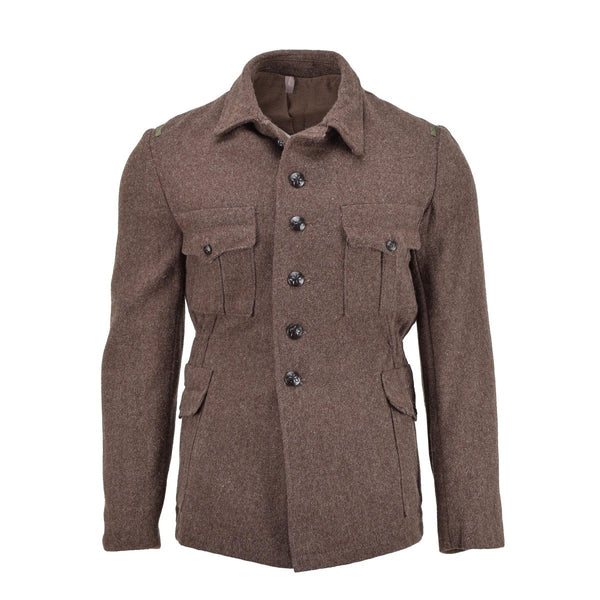 Original Bulgarian Military classic jacket wool winter brown warm windproof NEW