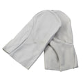 Original Bundeswehr Military Mittens 2 Finger Thumb Seperate Leather White