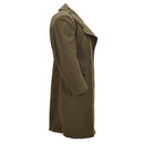 Original Canadian Army Wool Overcoat Military Surplus Vintage Olive Green - GoMilitar