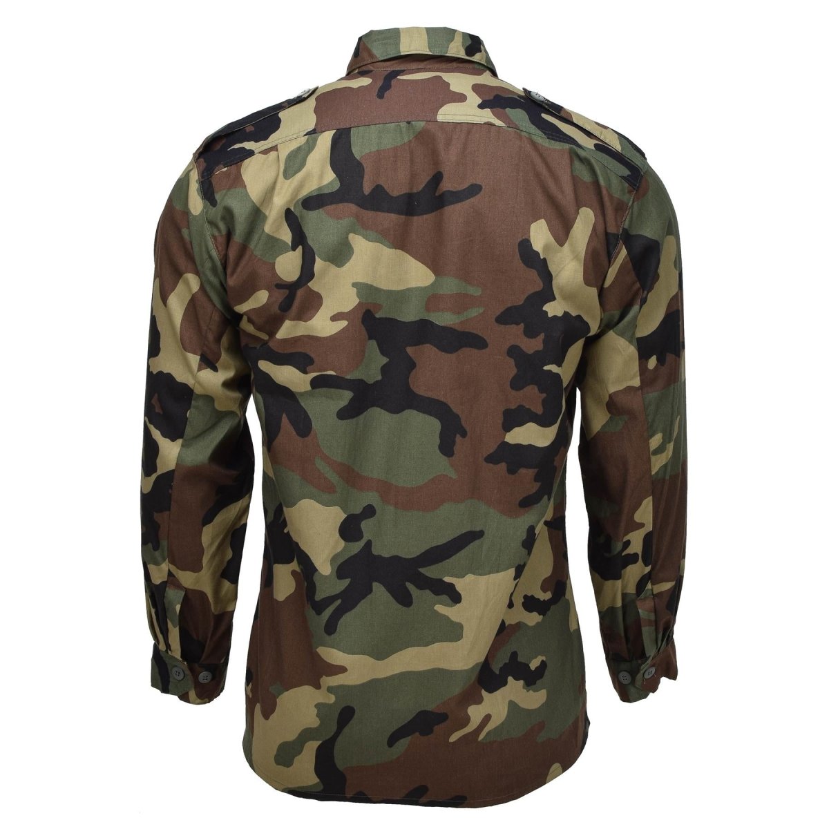 Original Croatian military issue shirt cotton BDU woodland camo army surplus NEW