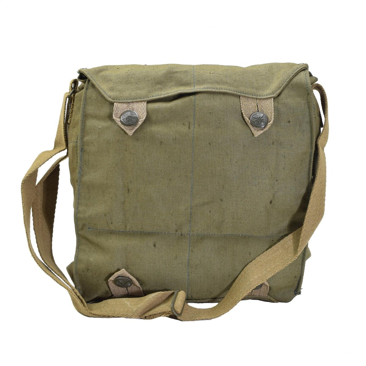 Original Czech Military gas mask shoulder bag green canvas vintage surplus NEW