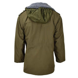 Original Czech military jacket parka M85 w liner hooded long hem army Olive