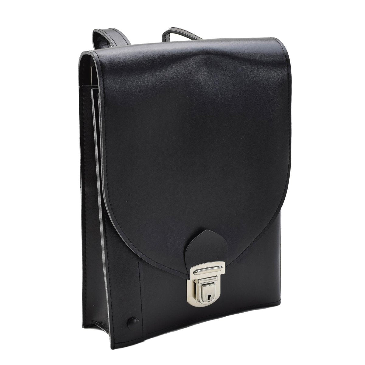 Original Czechoslovakian Police Shoulder Bag Documents Artificial Leather Black