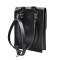 Original Czechoslovakian Police Shoulder Bag Documents Artificial Leather Black