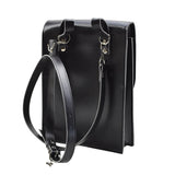 Original Czechoslovakian Police Shoulder Bag Documents Artificial Leather Black