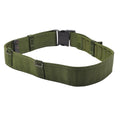 Original Danish army tactical belt olive adjustable field webbing combat NEW