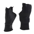 Original Danish military black gloves warmer fingerless non-slip palm army NEW