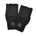 Original Danish military black gloves warmer fingerless non-slip palm army NEW
