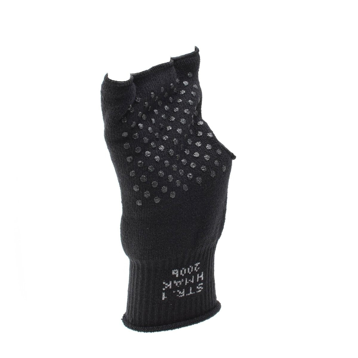 Original Danish military black gloves warmer fingerless non-slip palm army NEW