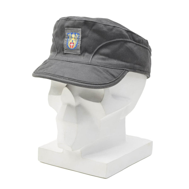Original Danish military gray army cap lightweight foldable earflaps vintage NEW - GoMilitar