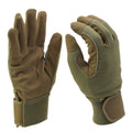 Original Danish Military Tactical Gloves Winter Polycotton Insulated Sand Brown