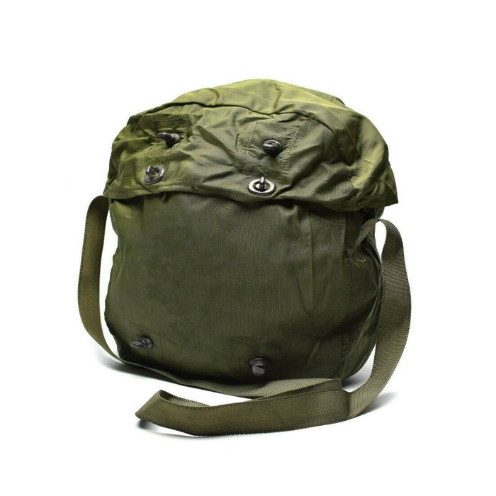 Original Dutch army medic pouch in olive green, waterproof and durable military surplus carrying bag