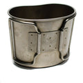 Original Dutch Army Stainless Steel Canteen Cups Camping Bushcraft 6pcs Lot