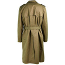 Original Dutch army trench coat mens Khaki formal officer coat with lining NEW