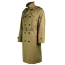 Original Dutch army trench coat mens Khaki formal officer coat with lining NEW