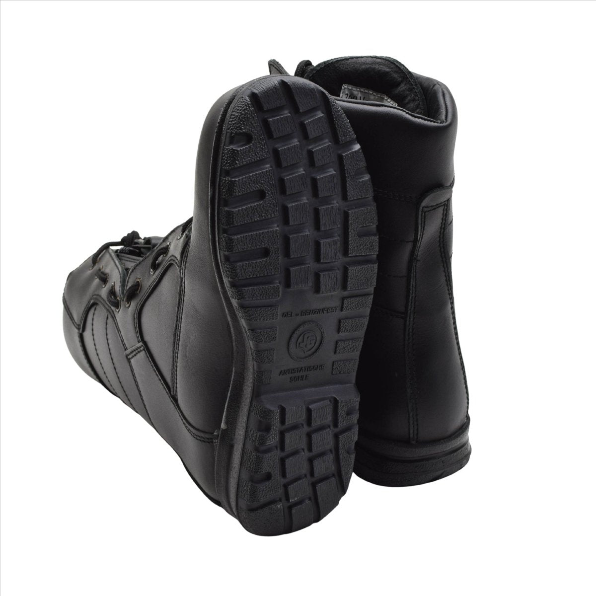 Original Dutch Military Air Force Pilot Boots Genuine Leather Tactical Black