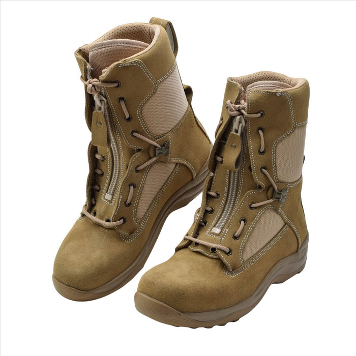 Original Dutch Military Air Force Pilot Boots Genuine Leather Tactical Desert - GoMilitar