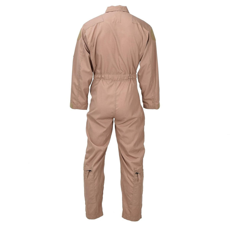 Original Dutch military flight coverall aramid heat resistant jumpsuit Khaki - GoMilitar