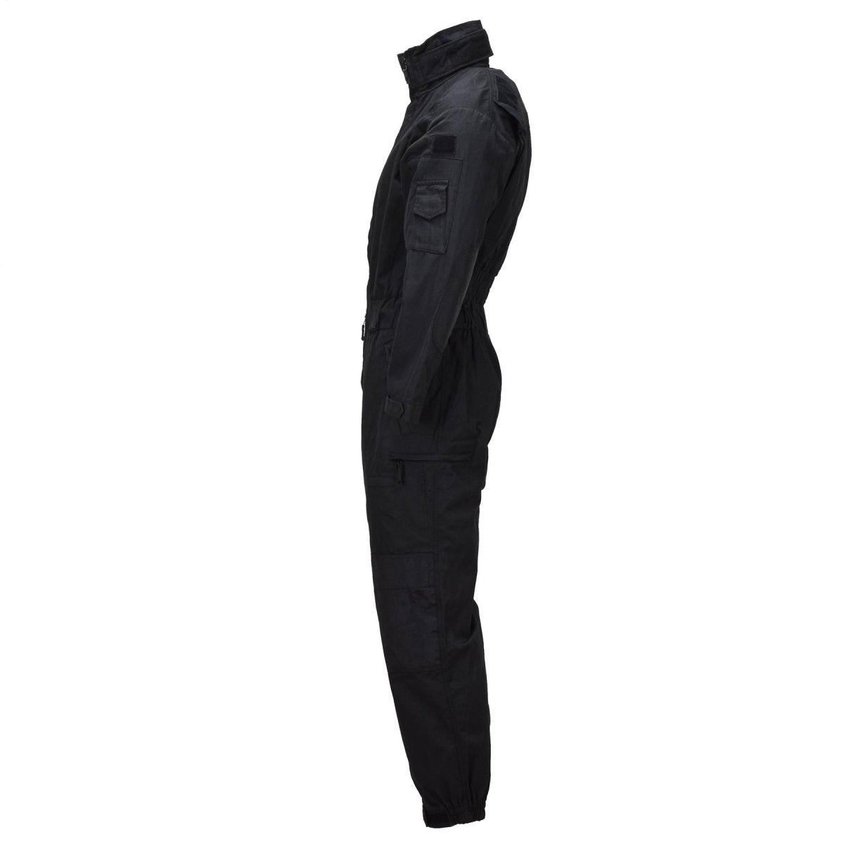 Original Dutch Military Flight Coverall Reinforced Knees Double Zipper Black