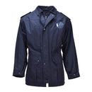 Original Dutch Military Parka Turn Down Collar Fisherman Logo Army Jacket Blue - GoMilitar