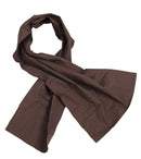 Brown scarf on a white background