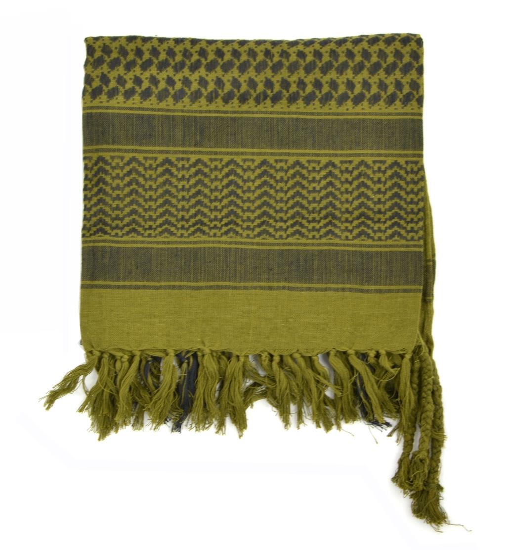 Original Dutch Military Tactical Shemagh Scarf Cotton Breathable Olive