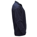 Original Dutch Military Thermal Undershirt Long Sleeve Half Zip Closure Blue