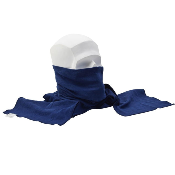 Original Dutch Military Tube Scarf Wool Blend Breathable Outdoor Warm Blue - GoMilitar