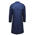 Original Dutch Military women's trench coat solid blue raincoat quilted liner