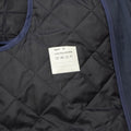 Original Dutch Military women's trench coat solid blue raincoat quilted liner