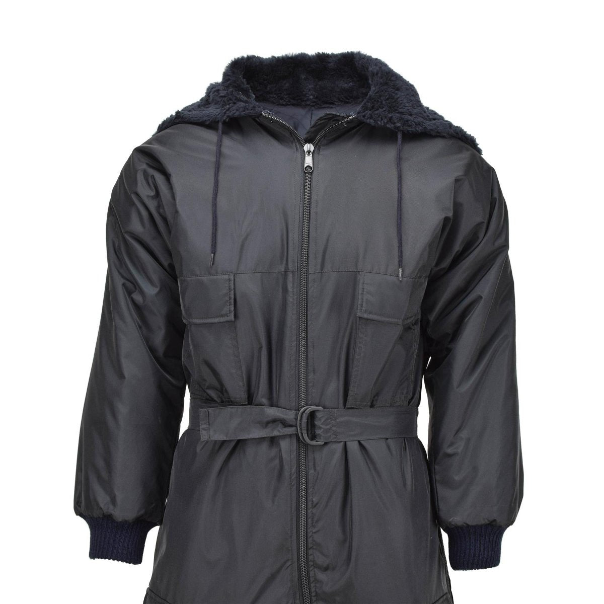 Original Dutch military work coverall hooded cold weather jumpsuit quilted liner