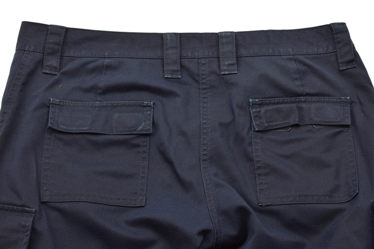 Original Dutch Military Work Pants Women Reinforced Knees Cargo Pockets Blue